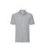 Polo Premium Homme Gris Clair Chiné Fruit Of The Loom-1