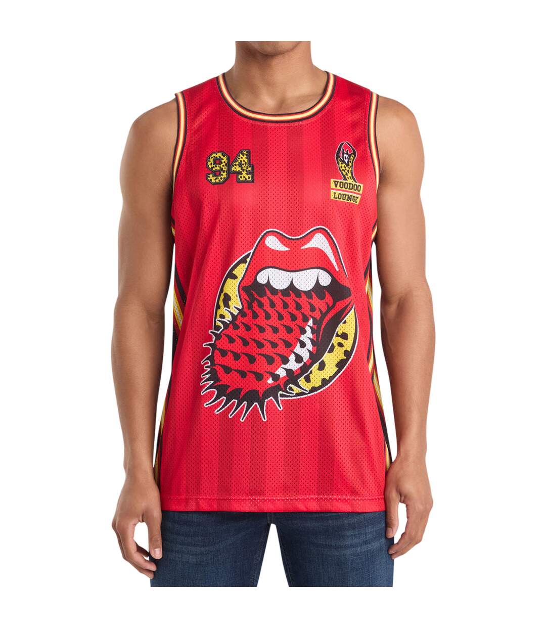 Maillot de basket voodoo lounge homme rouge Amplified-3