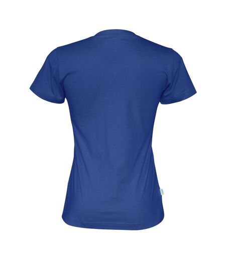 Womens/ladies T-shirt Royal Blue Cottover