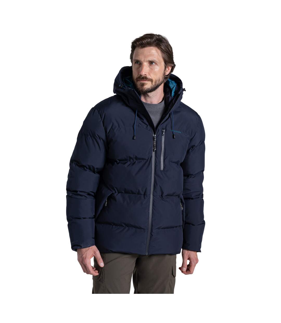 Mens Mardale Waterproof Hooded Jacket Dark Navy Craghoppers-1