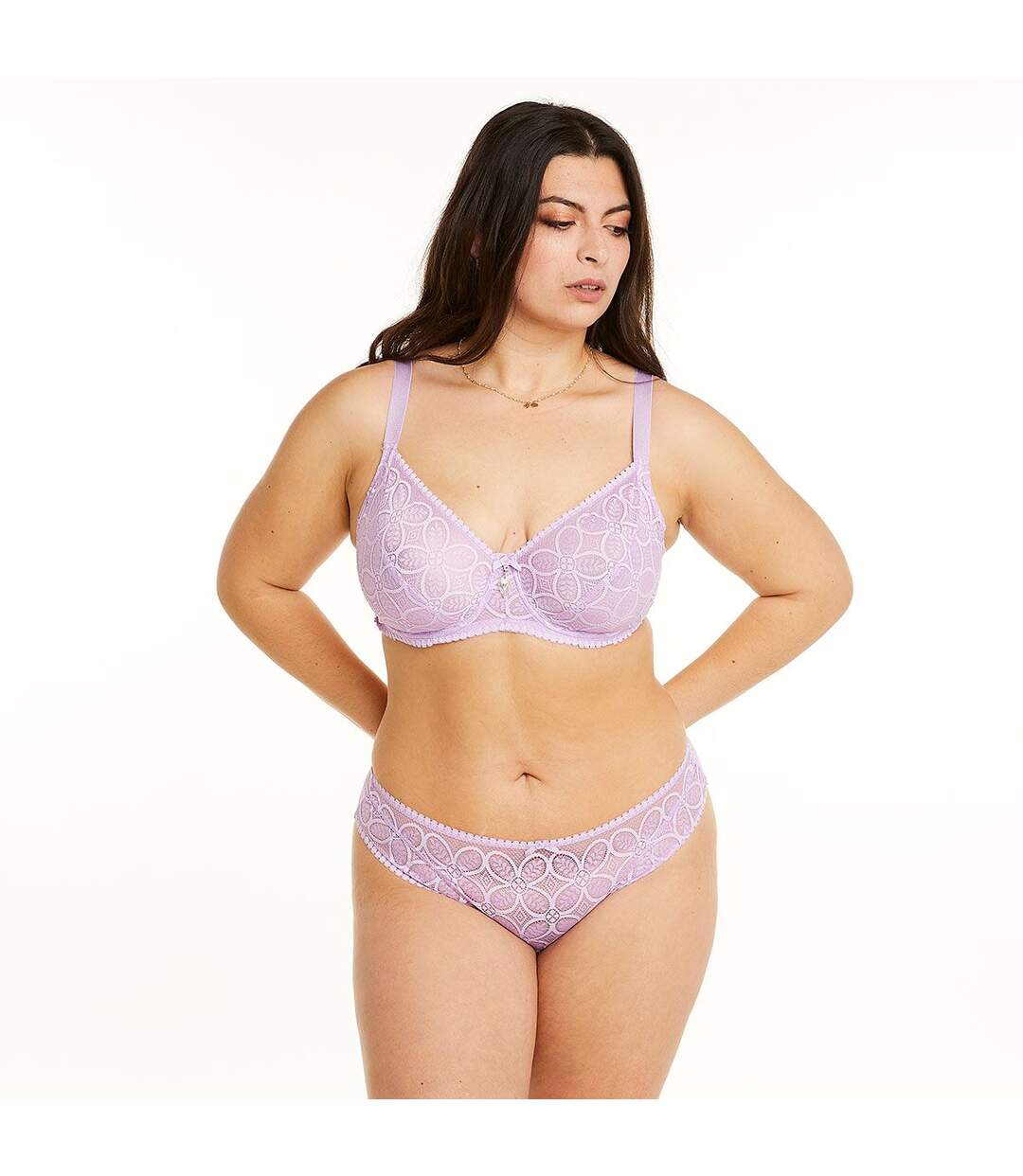 Soutien-gorge à armatures grand maintien lilas Entracte