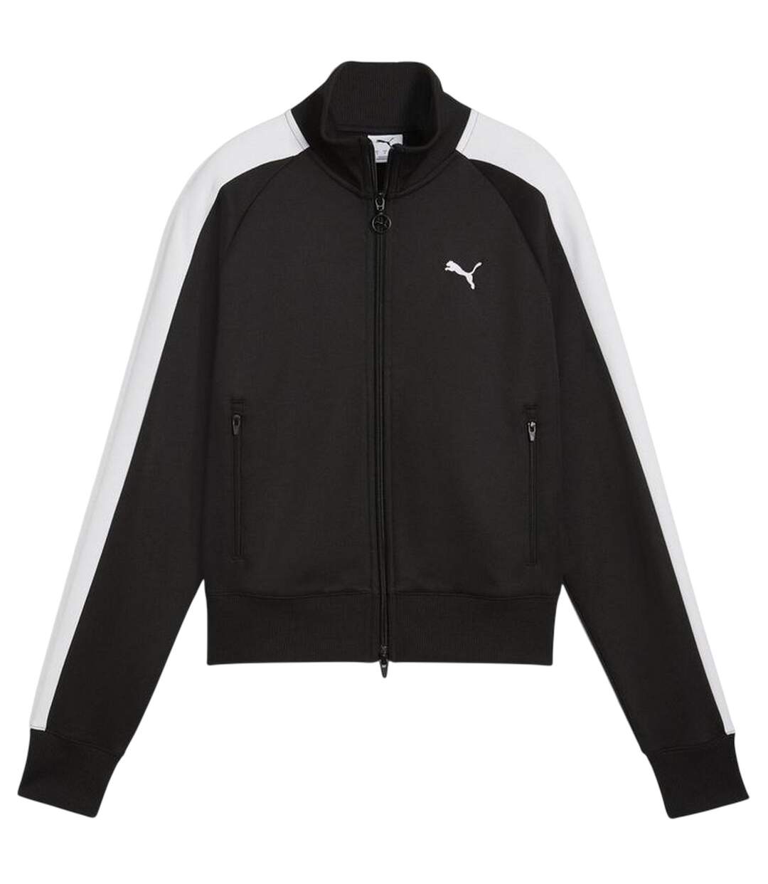 Womens/ladies T7 Track Jacket Black Puma-2