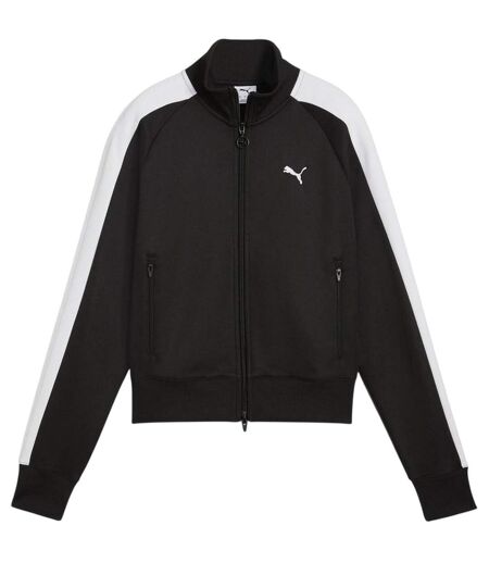 Womens/ladies T7 Track Jacket Black Puma