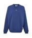 Mens Crew Neck Sweatshirt Dark Blue White Off White-1