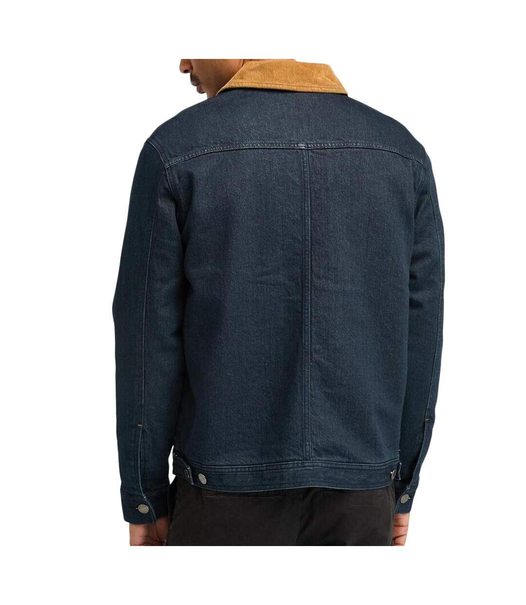 Veste en jean bleu foncé homme timberland trucker insulated-2