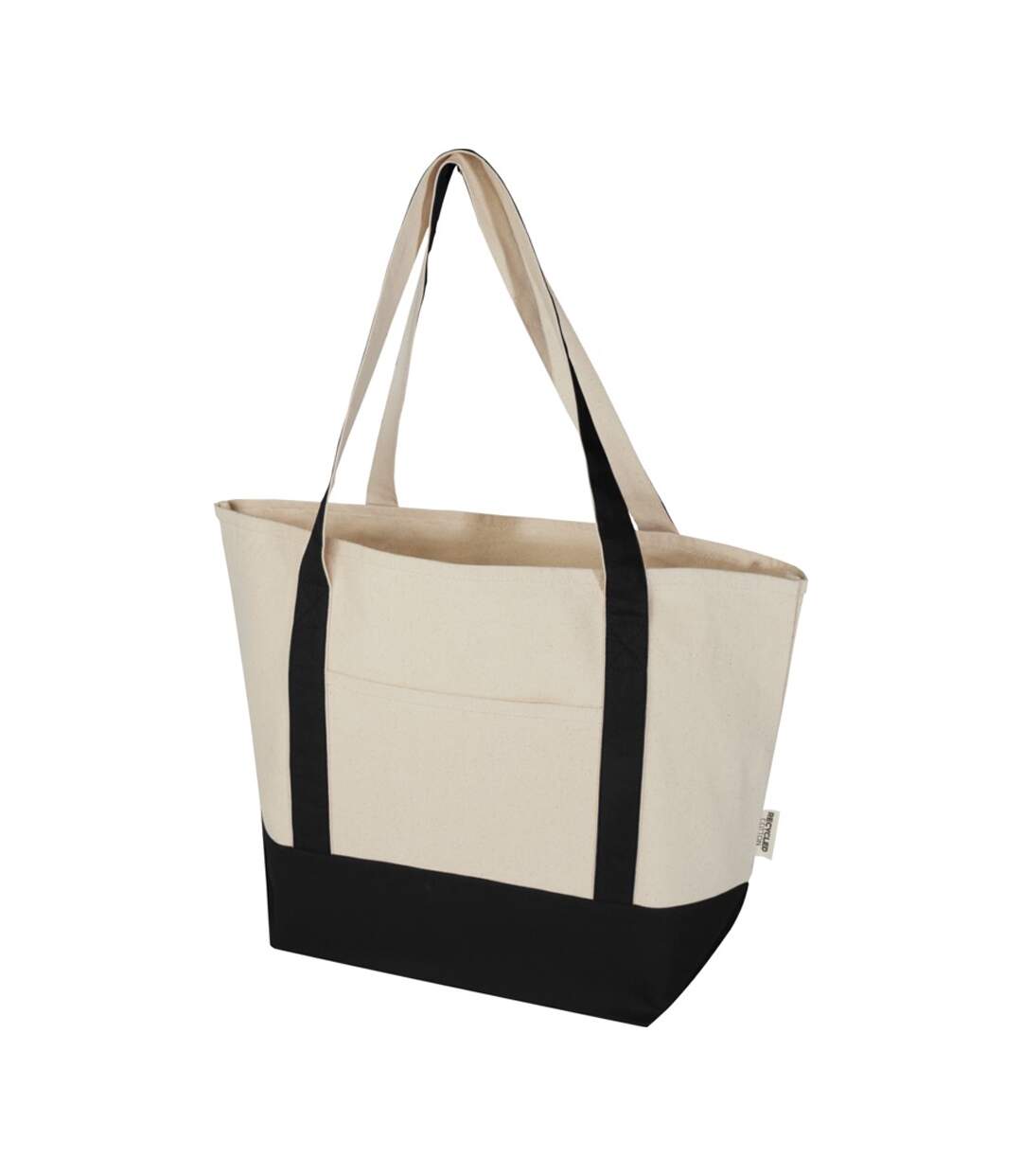 Sam Recycled Cotton 15l Tote Bag One Size Solid Black Natural Generic-1