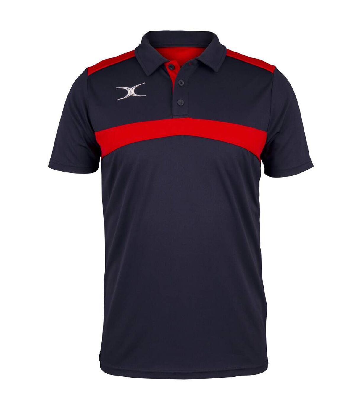 Gilbert Mens Photon Polo Shirt (Dark Navy/Red) - UTRW6630