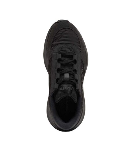 Mens Active Evo Nylon Chunky Sole Trainers Black Lacoste