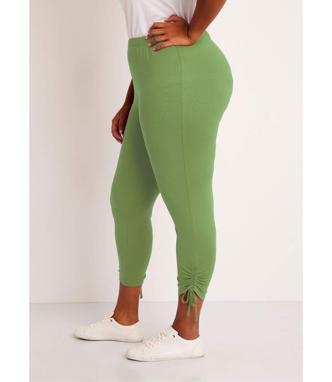 Legging court ceinture élastiqué-3