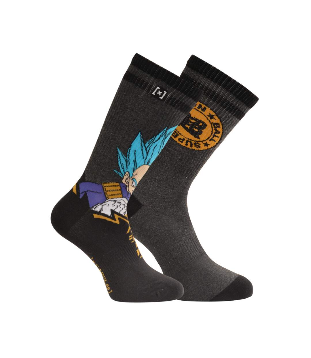 Paire de chaussettes dépareillées Vegeta Dragon Ball Super Capslab-3