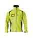 Veste Softshell Accelerate Safe Homme Jaune Fluo Bleu Marine Foncé Mascot-1