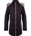 Manteau Caban Femme Tokyo4 Noir en Maille Contre-collée (Mayflower)-5