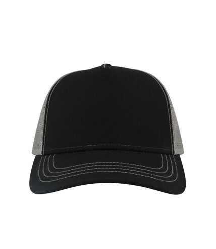 Casquette trucker rapper noir / gris Atlantis