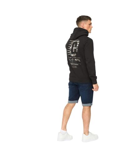 Mens Winchamp Hoodie Black Crosshatch