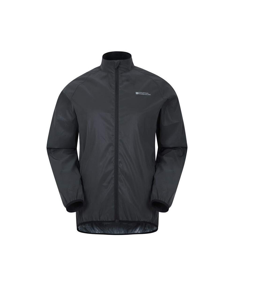 Mens reflective jacket black Mountain Warehouse