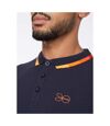 Crosshatch Mens Chemfort Polo Shirt (Navy)