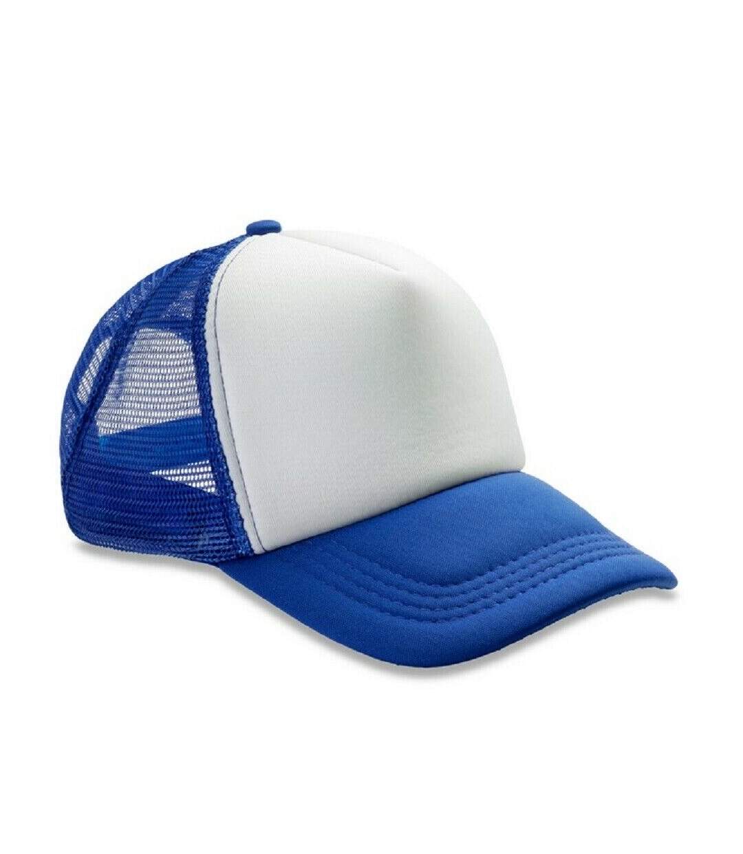 Casquette detroit homme bleu roi / blanc Result-1