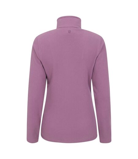 Womens/ladies Camber Ii Fleece Top Dusky Purple Mountain Warehouse