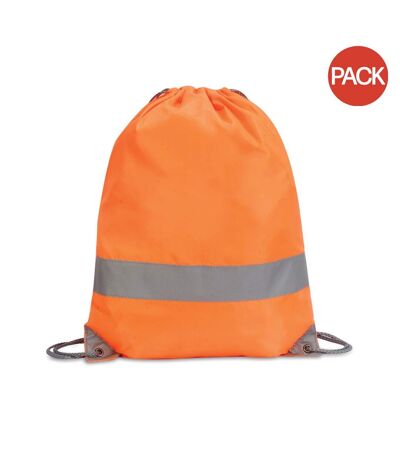 Lot de 2  Stafford sac fourre-tout 13 litres taille unique orange haute visibilité Shugon