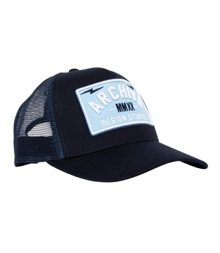 Varsity trucker cap navy Archive Design Studios