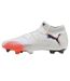 Chaussures De Foot Pour Terrain Ferme Future Ultimate Adulte Blanc Noir Rouge Puma-2