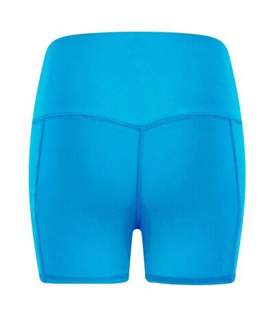 Womens/ladies pocket shorts turquoise blue Tombo