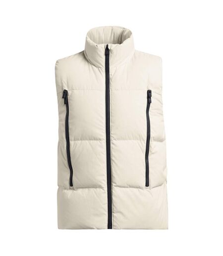 Mens Limitless Quilted High Collar Gilet White Under Armour