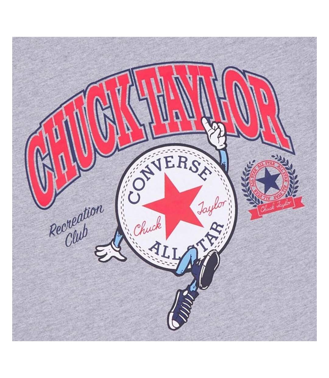 T-shirt gris homme converse chucks retro collegiate - m-2