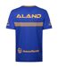 Mens 2025 Macron Training T-shirt Blue Yellow Parramatta Eels-2