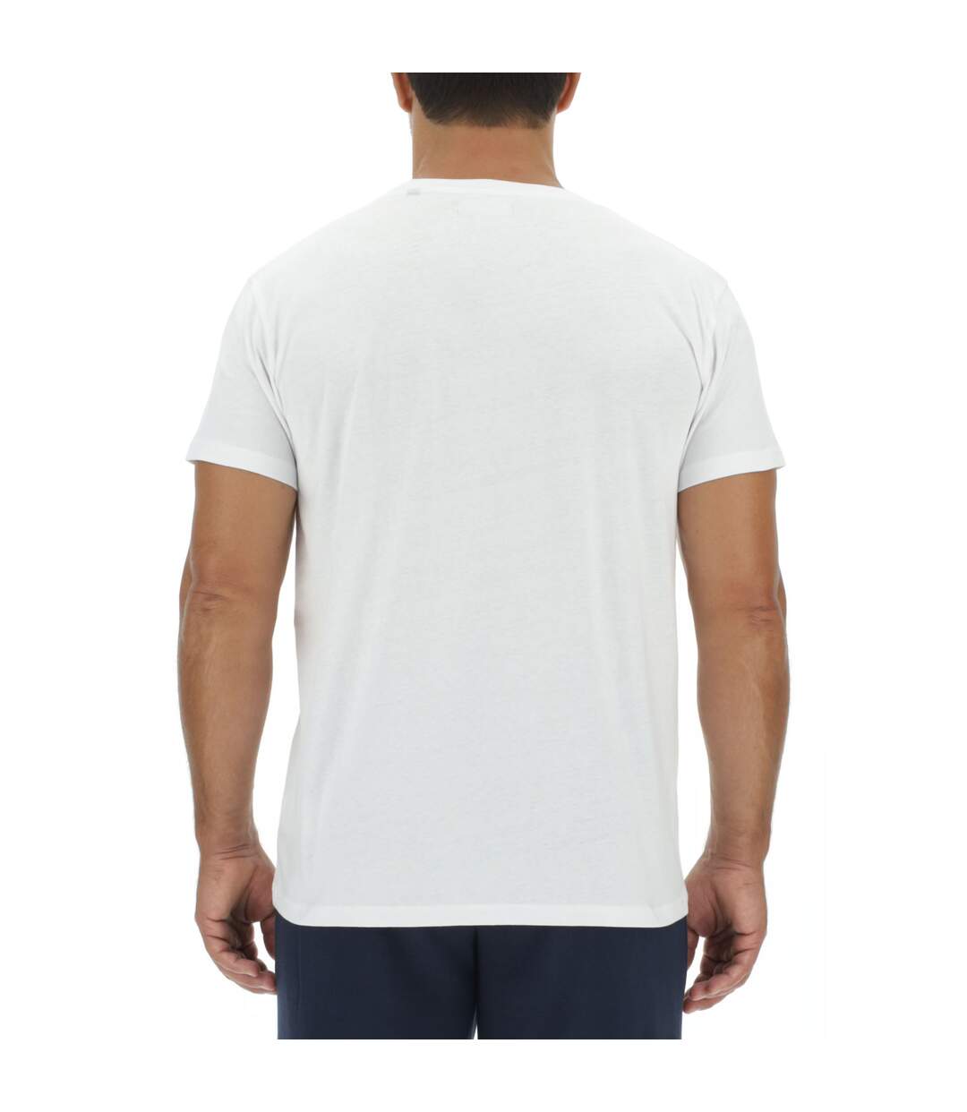 Lot de 3 T-shirts homme en coton uni col rond imprimé poitrine Pierre Cardin-3