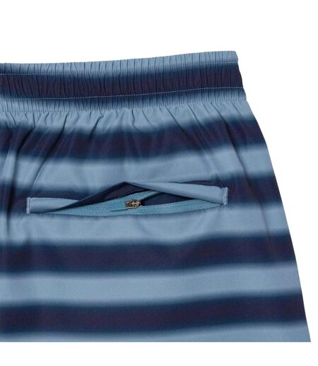 Short De Bain Motif/style À Rayures Homme Bleu Lacoste