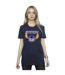 Disney Womens/Ladies Lilo And Stitch T-Shirt Boyfriend en coton violet (Bleu marine) - UTBI29901-1