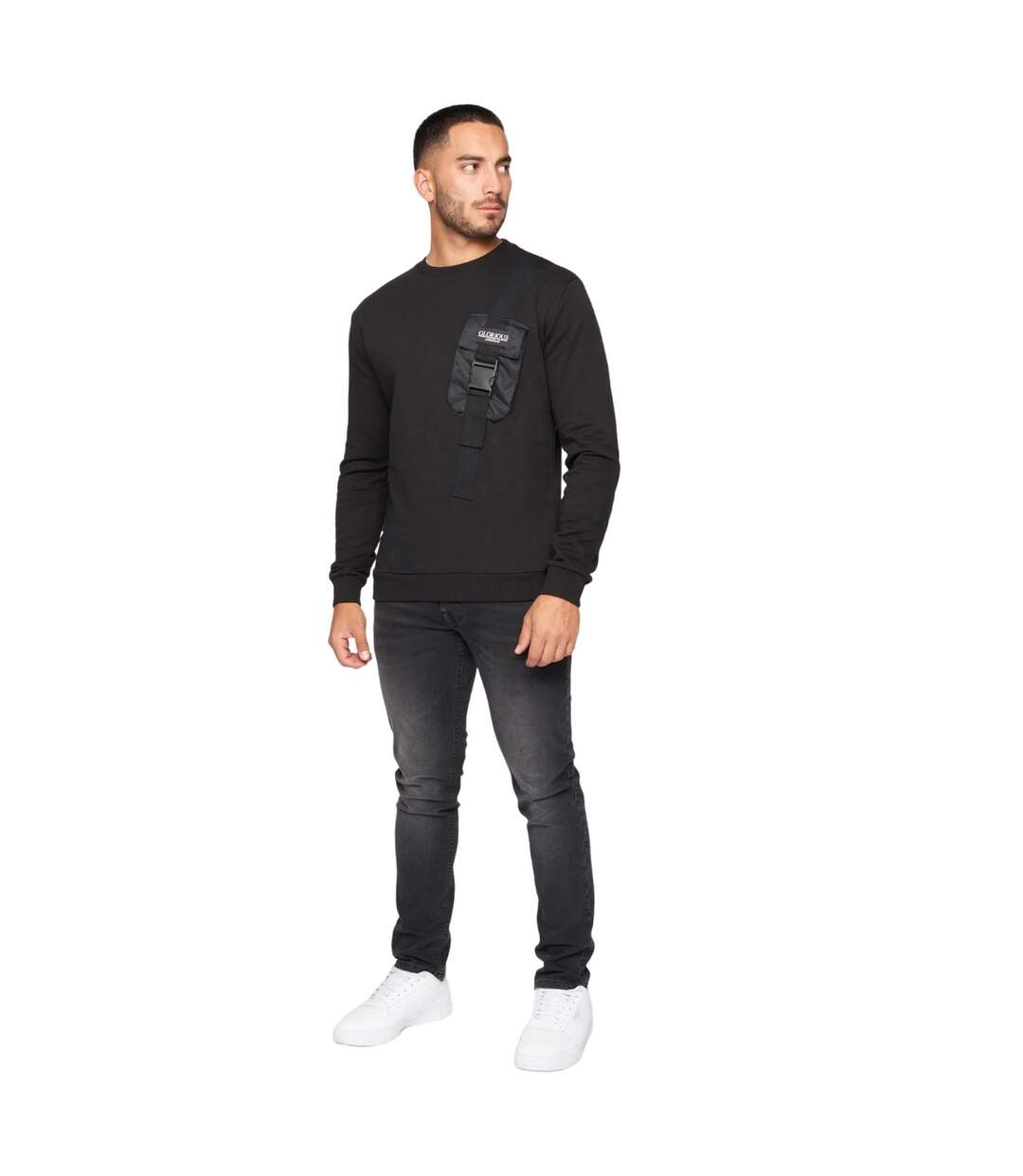 Sweat enzoli homme noir Glorious Gangsta-3