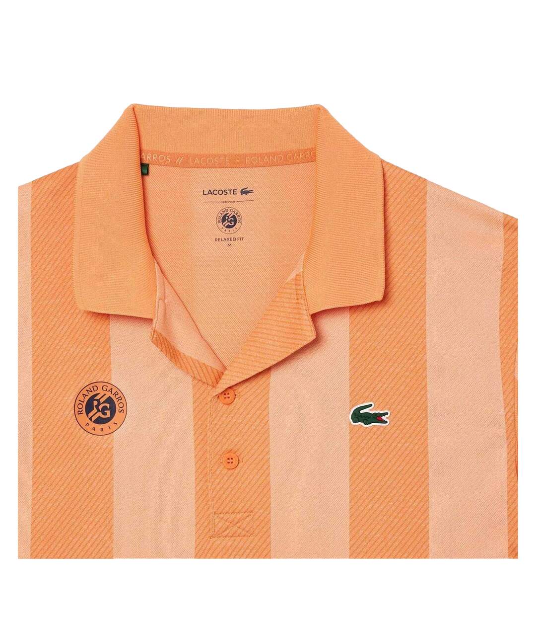 Polo Tennis Roland Garros Edition Homme Orange Lacoste-3