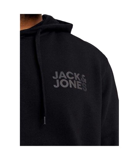 Sweat À Capuche Motif/style Logo Homme Noir Jack And Jones