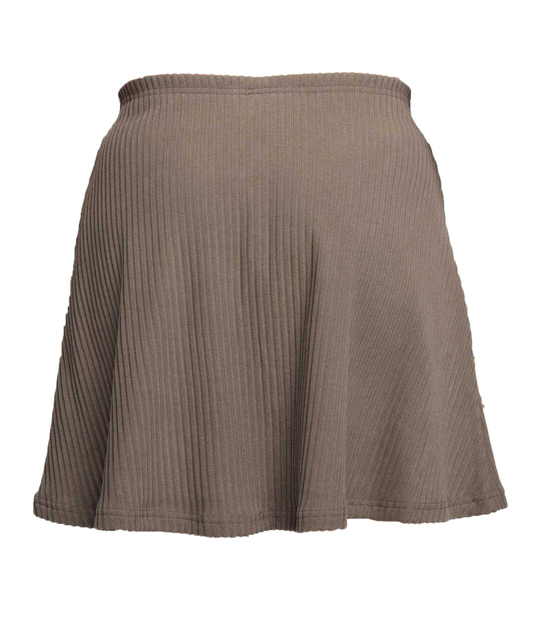 Womens/ladies Chill Ribbed Knitted Mini Skirt Mink Nike-2