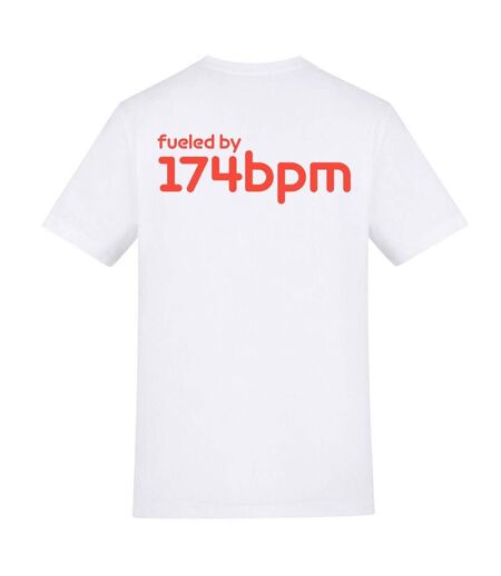 Unisex Adult 174 Bpm T-shirt White AWD