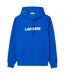 Mens Double-face Cotton Pique Hoodie Blue Lacoste-2