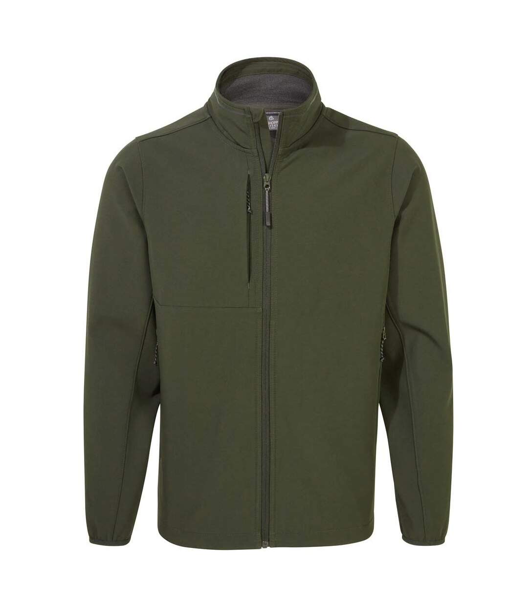 Mens expert basecamp soft shell jacket dark cedar green Craghoppers