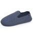 Isotoner Chaussons Charentaises homme polaire chinée semelle ergonomique, mousse à mémoire forme-1