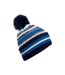 Bonnet Multi-sport Fan Bleu Marine Français Bleu Saphir Blanc Beechfield-1
