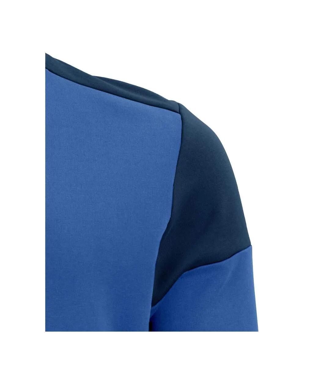 Mens Contrast Crew Neck Sweatshirt Cobalt Navy Printer PRIME-4