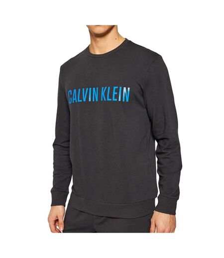 Sweat Noir Homme Calvin Klein Jeans Signature - L