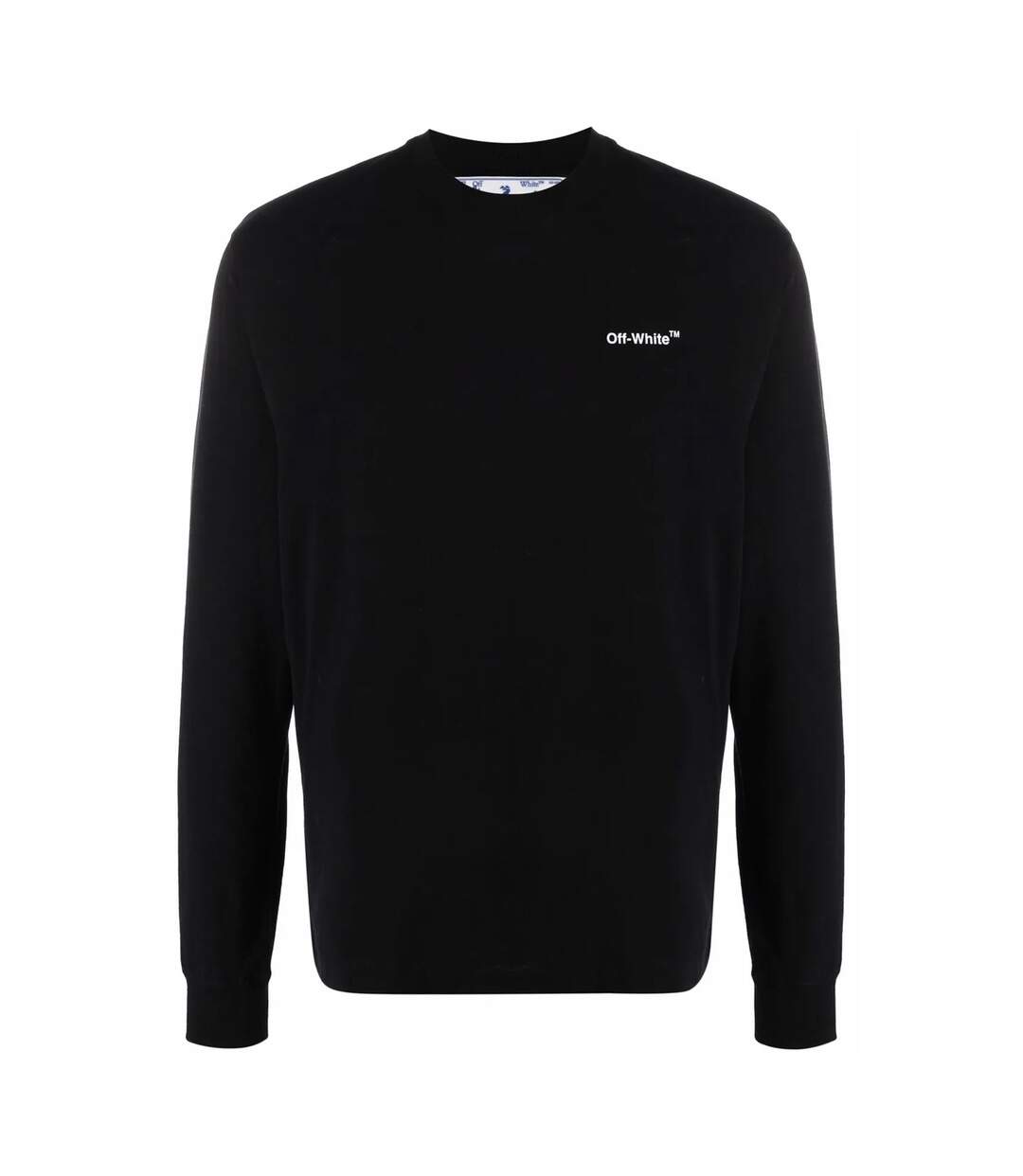 T-shirt Manches Longues Homme Noir Rose Off-White-1