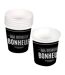 Lot de 10 Gobelets en Carton Cuisine 23cl Noir-1