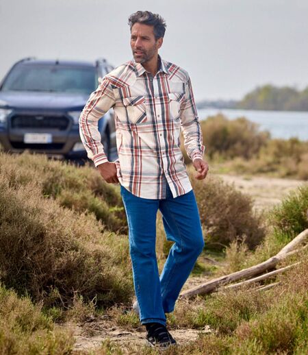 Chemise à Carreaux Popeline 