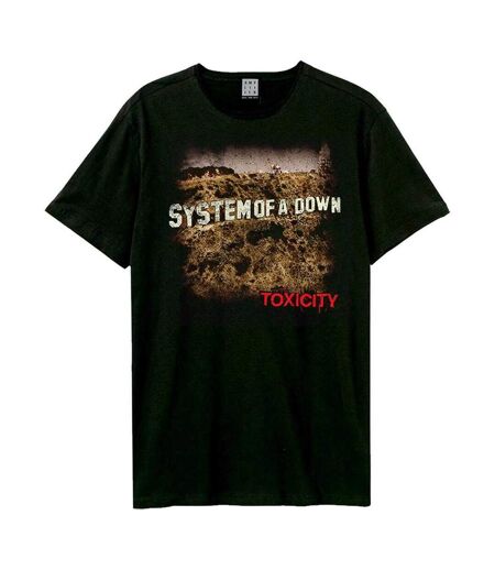 T-shirt Style System Of A Down Statue Toxicity Adulte Noir Amplified