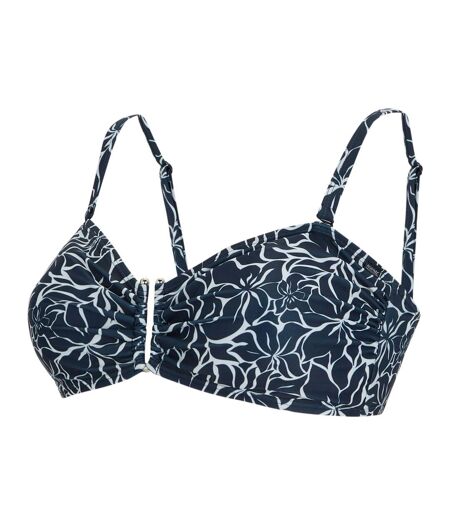 Womens/ladies Aceana Iii Polka Dot Bikini Top Navy Regatta
