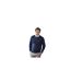 Mens Plain Crew Neck Sweatshirt Navy Tee Jays-1