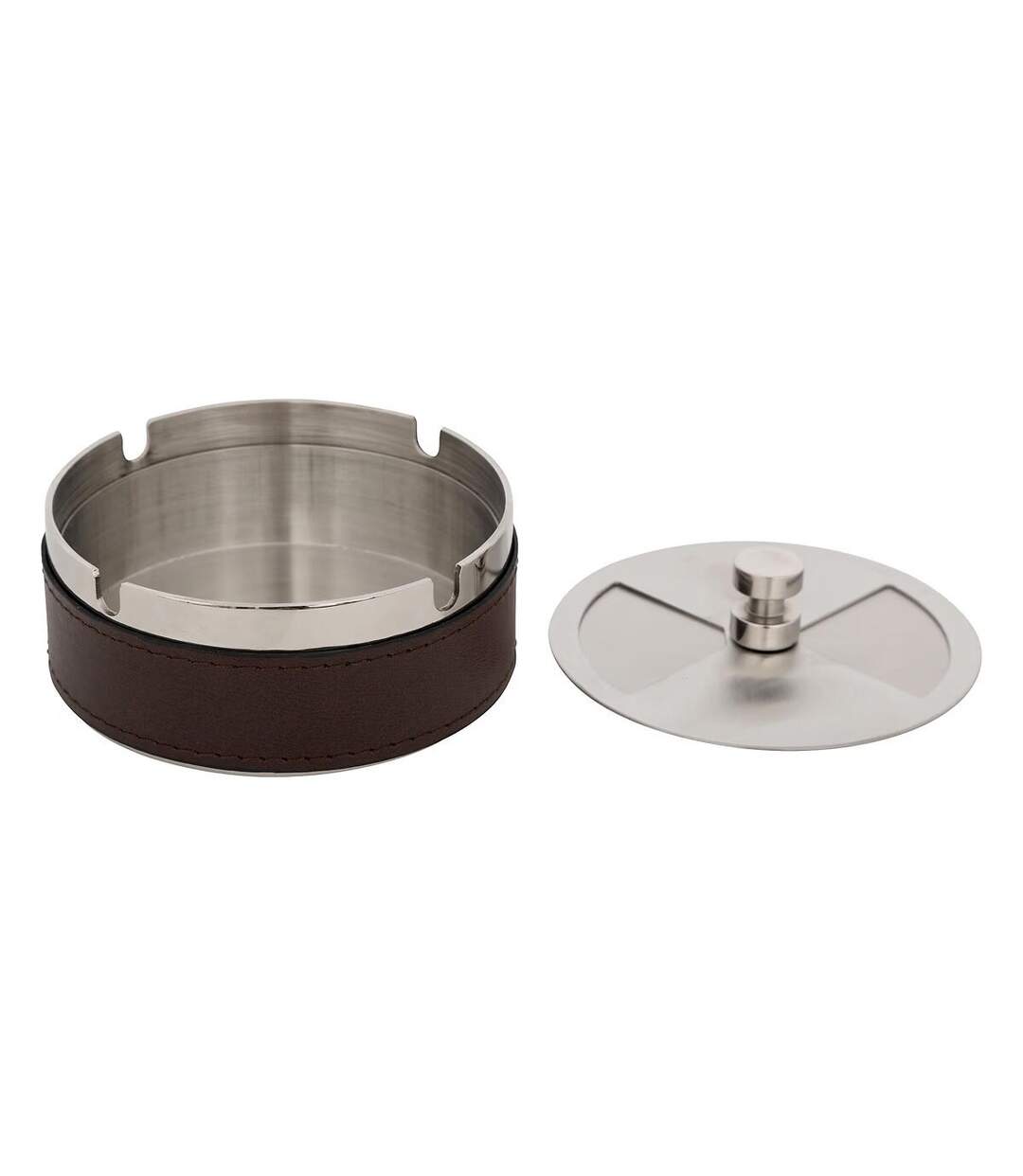 Cendrier en Métal Jule 10cm Marron-3